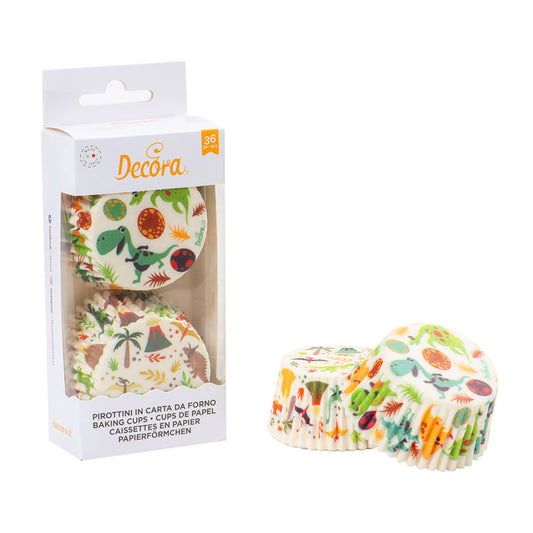 Decora Dinosaur Cupcake Liners