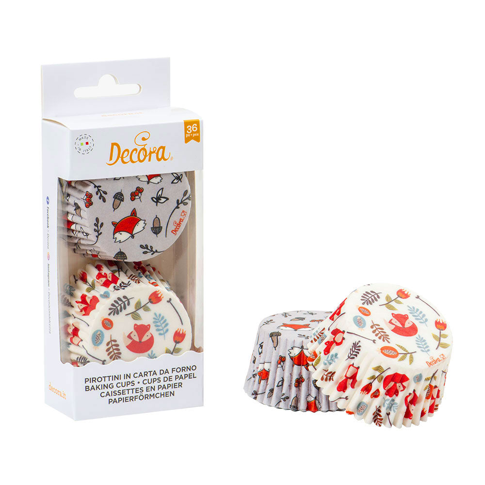 Decora Fox Cupcake Liners