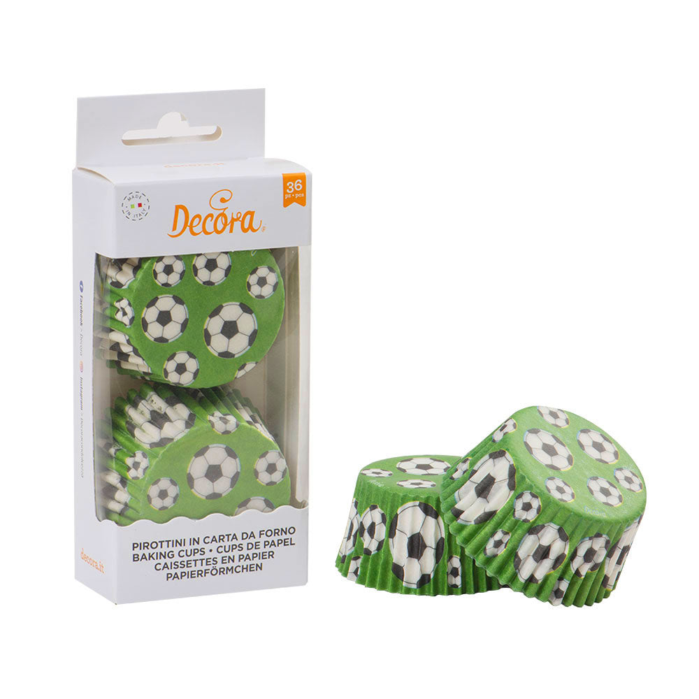 Decora Soccer Cupcake Liners