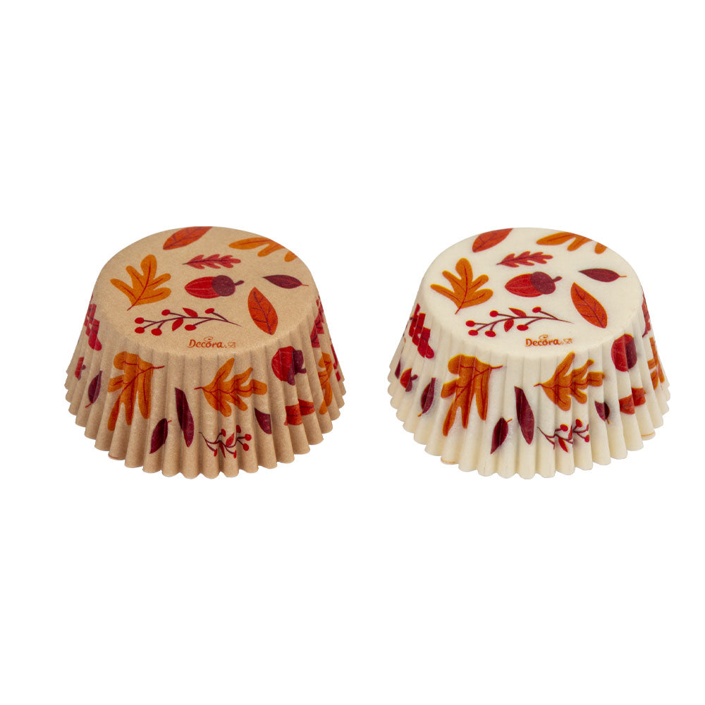 Decora Autumn Leaves Cupcake Liners
