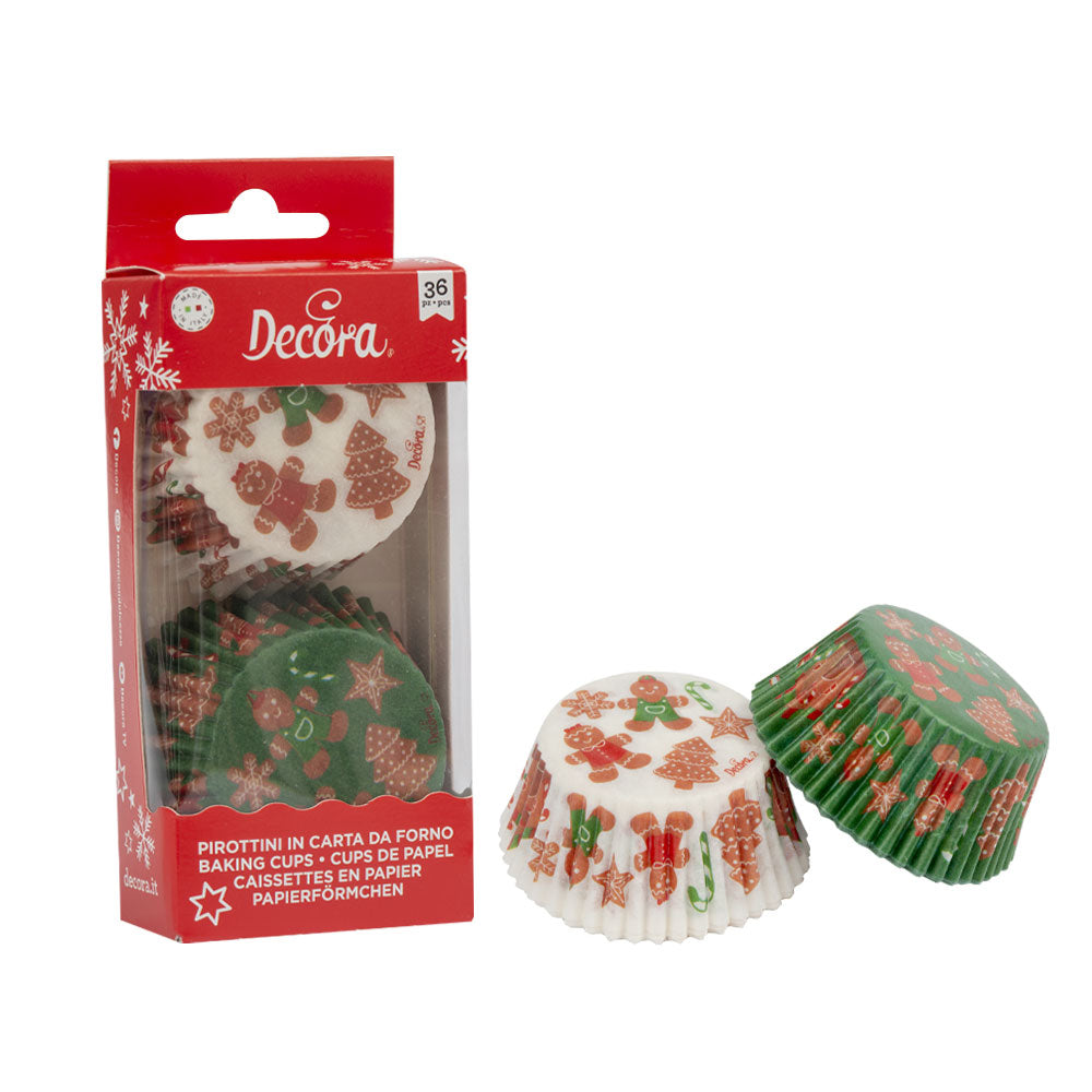 Decora Gingerbread Man Cupcake Liners
