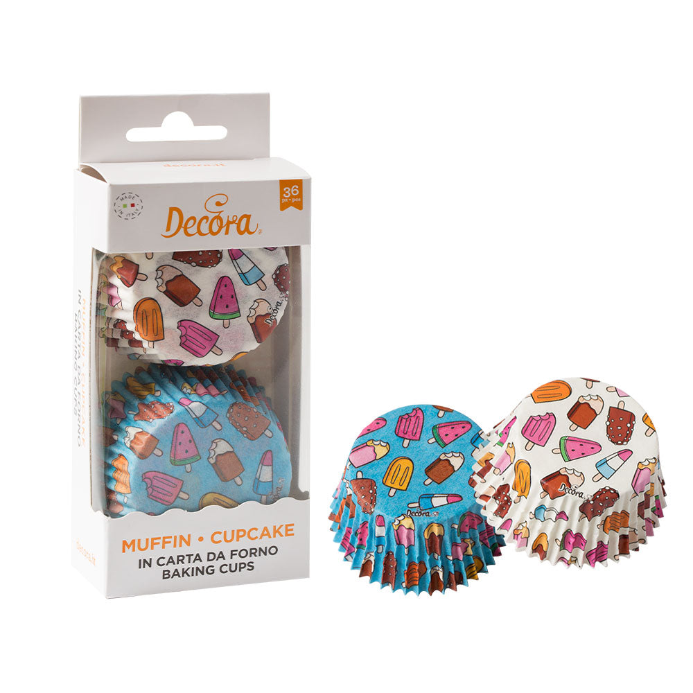 Decora Ice Cream Cupcake Liners