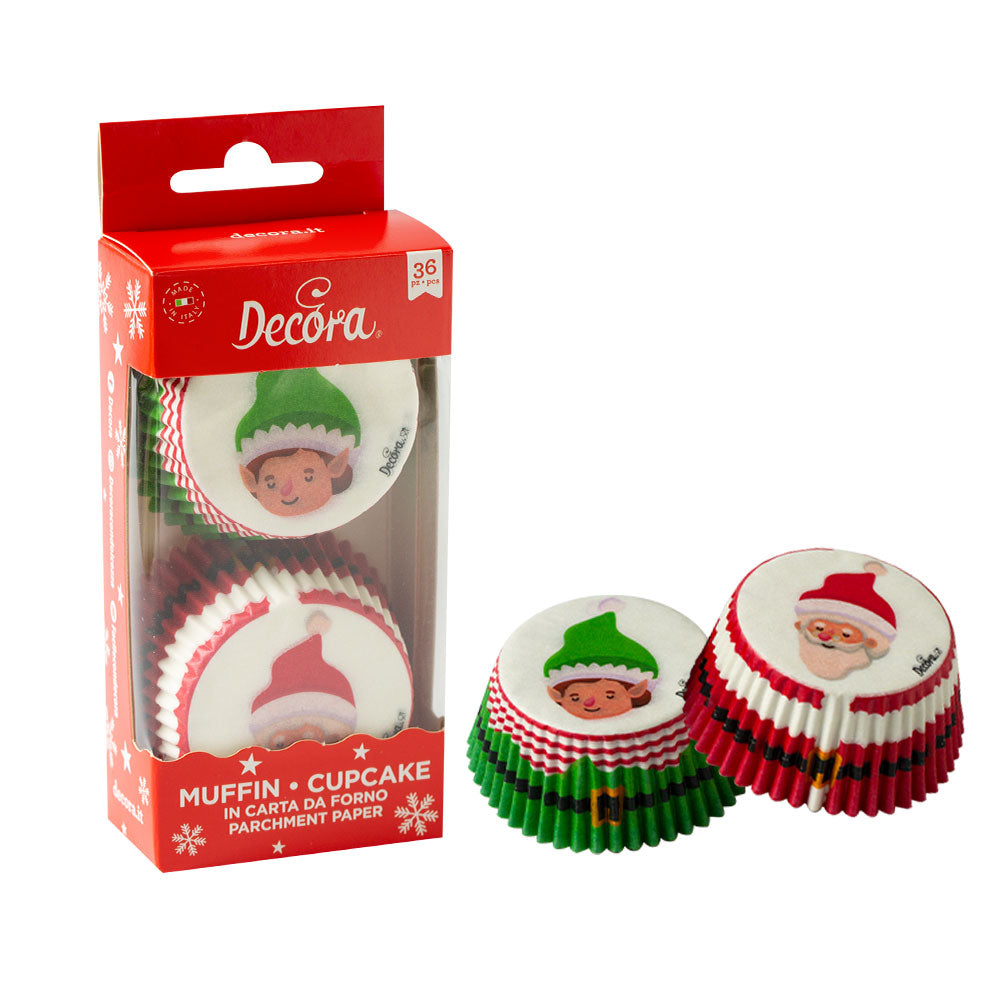 Decora Santa & Elf Cupcake Liners