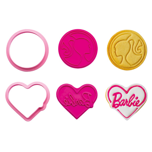 Decora Barbie Cookie Cutters & Stamps