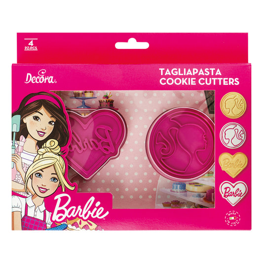 Decora Barbie Cookie Cutters & Stamps