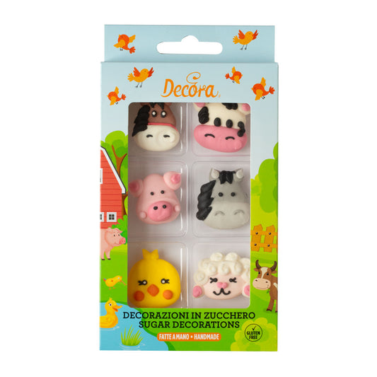 Decora Sugar Farm Animals