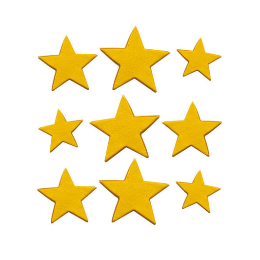 Decora Gold Sugar Stars