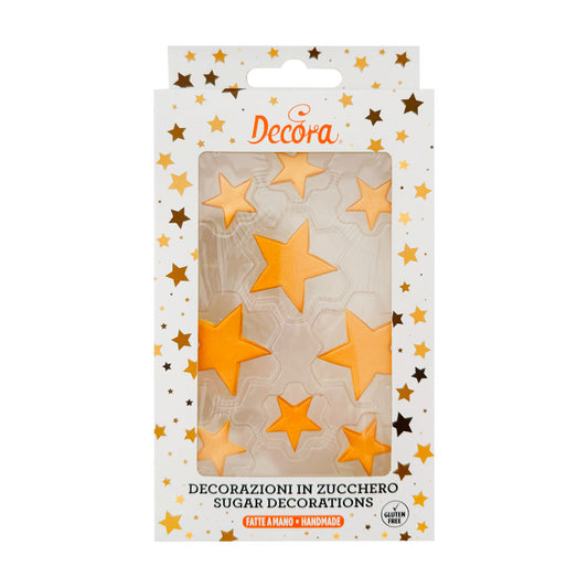 Decora Gold Sugar Stars