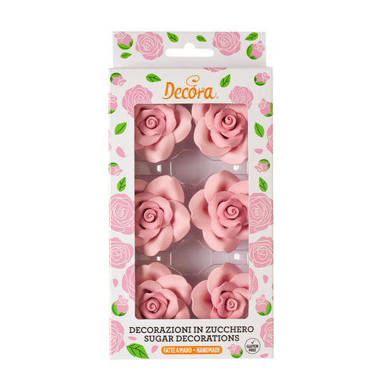 Decora Large Pink Sugar Roses