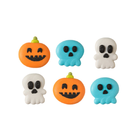 Decora Sugar Pumpkins & Skulls