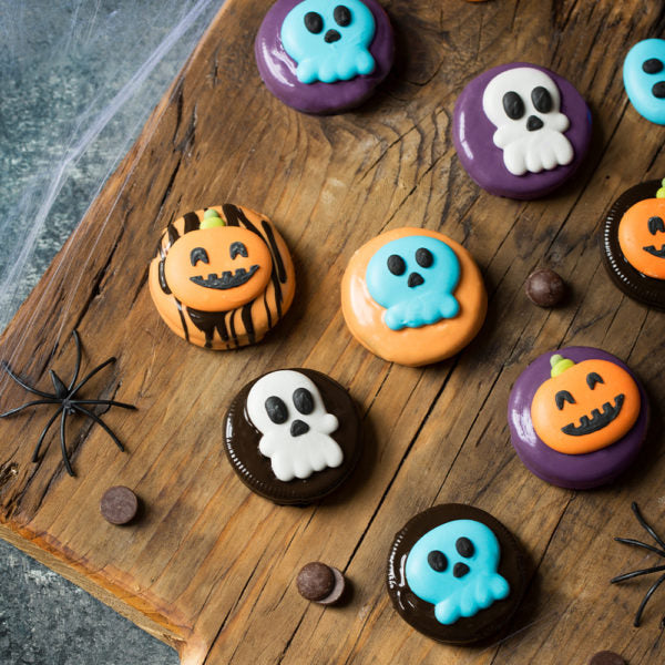 Decora Sugar Pumpkins & Skulls