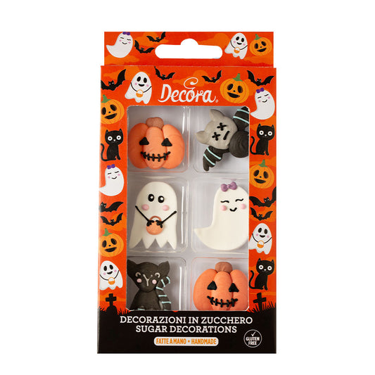 Decora Mr & Mrs Ghost Sugar Decorations