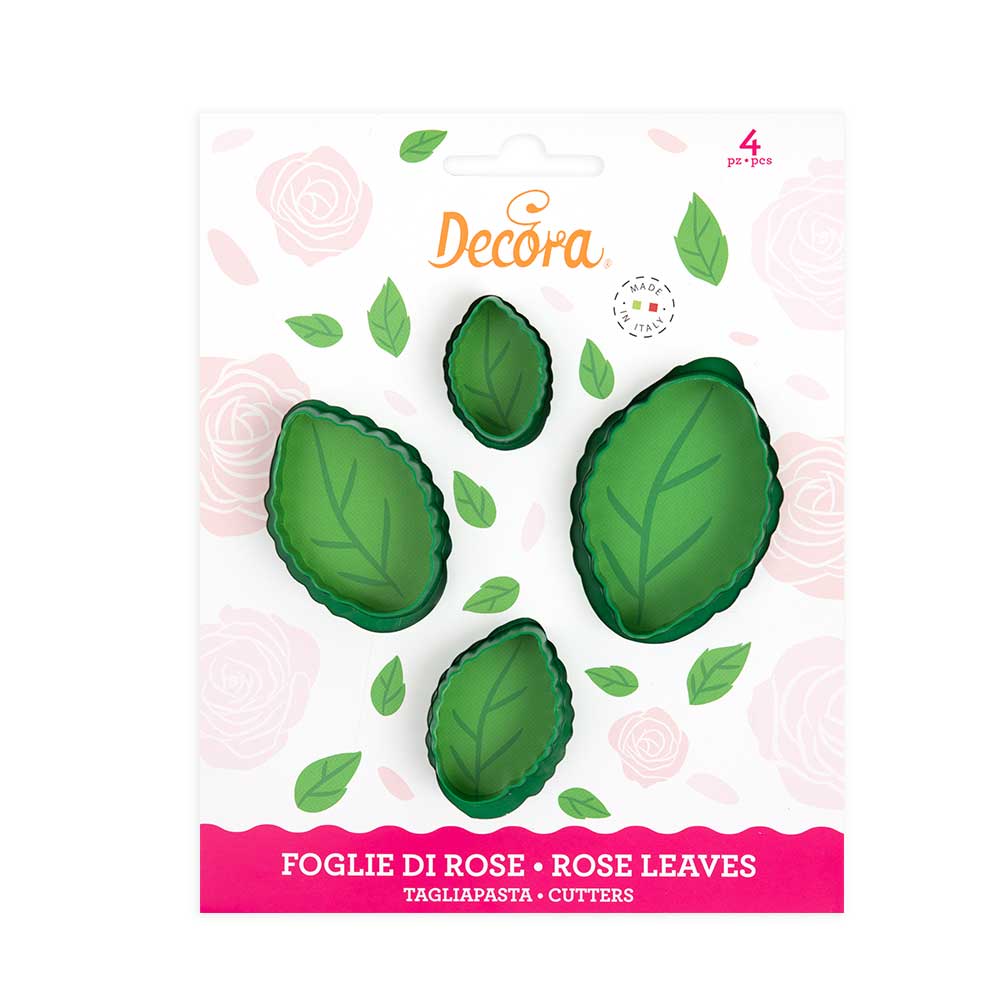 Decora Rose Leaf Cutters