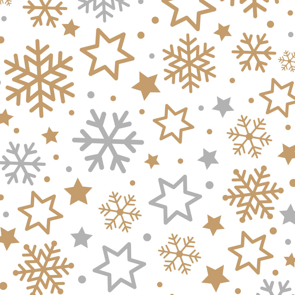 Decora White Christmas Treat Bags