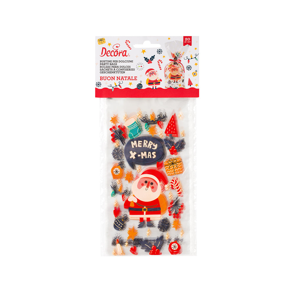 Decora Merry Christmas Treat Bags