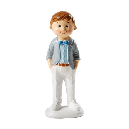 Decorative Figure Communion/Confirmation - Boy with Hands in Pocket 12cm