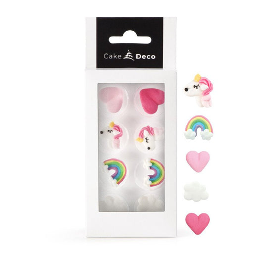 Cake Deco Unicorn Sugar Decorations