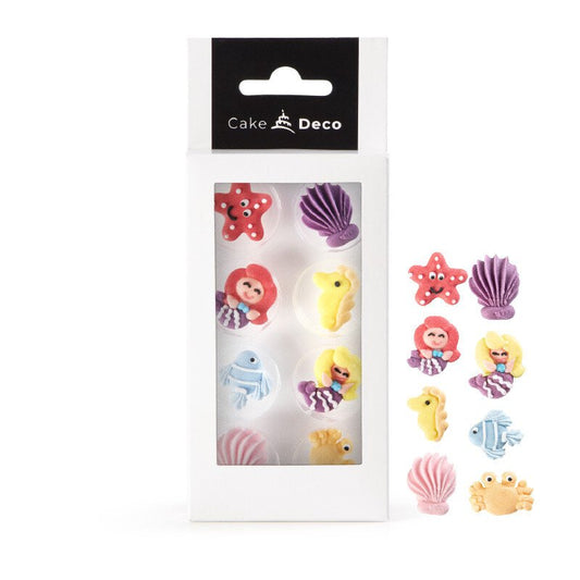 Cake Deco Mermaid Sugar Decorations
