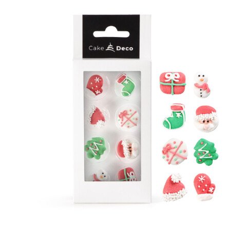 Cake Deco Christmas Sugar Decorations