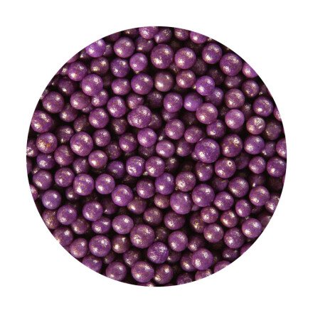 Cake Deco Purple Pearls 4mm