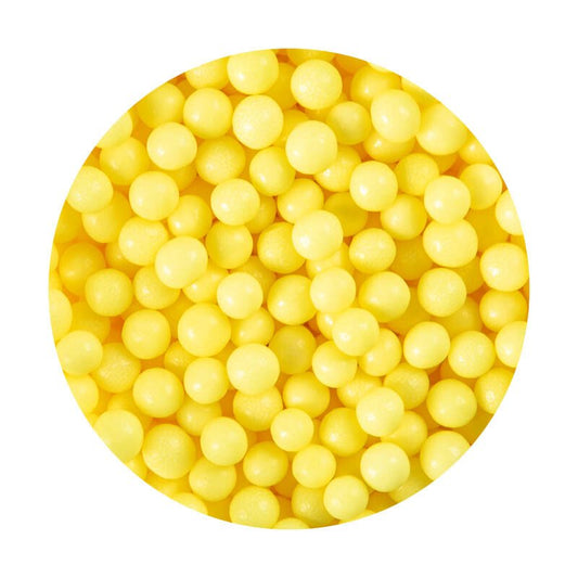 Cake Deco Yellow Pearls 4mm