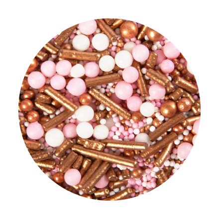Cake Deco Pink & Bronze Mix