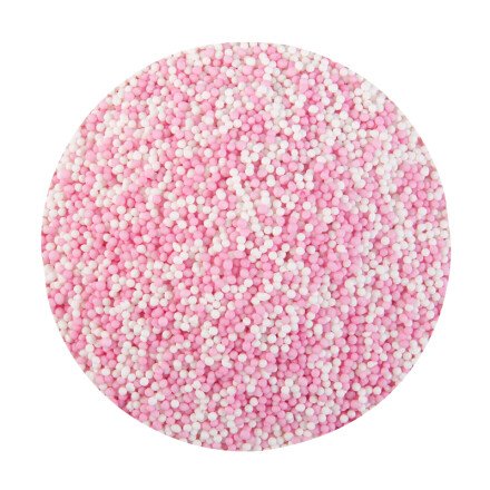 Cake Deco Pink & White Nonpareil