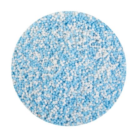 Cake Deco Blue & White Nonpareil
