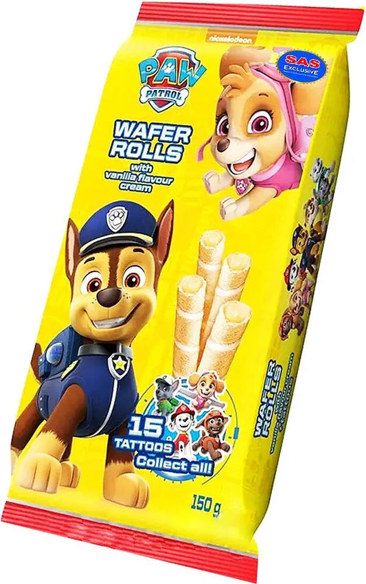 Paw Patrol Vanilla Wafer Rolls