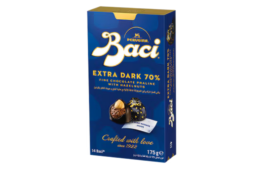 Perugina Baci Extra Dark 70% 175g