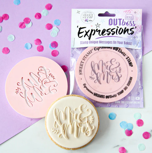 Sweet Stamp OUTboss Expressions - Mr & Mrs - Regular Size