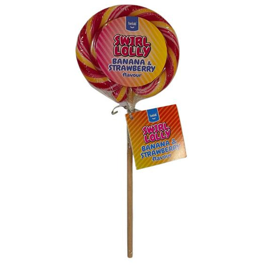 Swirl Lolly Banana & Strawberry