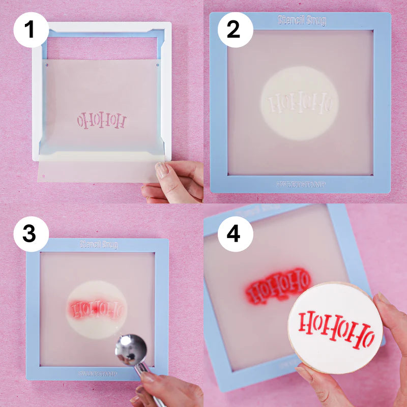 Sweet Stamp Mini Cookie & Cupcake Stencils - Joy to the World