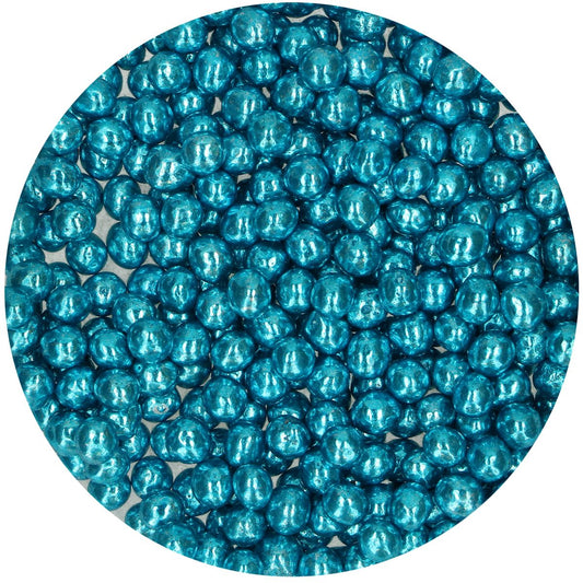 FunCakes Crispy Choco Pearls - Metallic Blue 60g