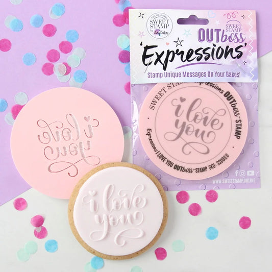 Sweet Stamp OUTboss Expressions - I Love You - Regular Size