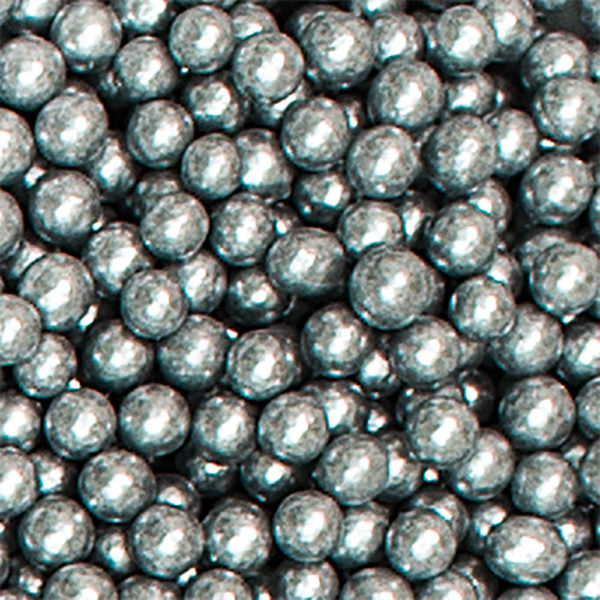Decora Silver Metallic Pearls 4mm