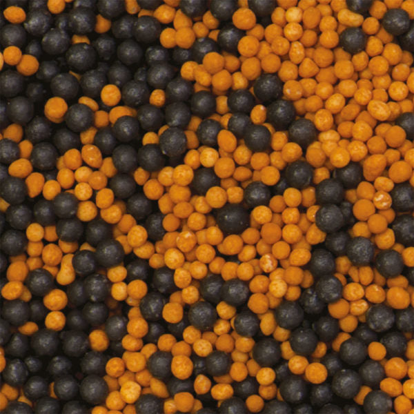 Decora Nonpareils Black & Orange Pearls 1.5mm