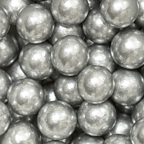 Decora Silver Metallic Pearls 8mm