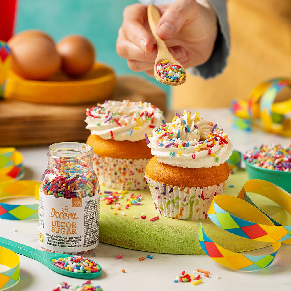 Decora Maxi Rainbow Sugar Strands