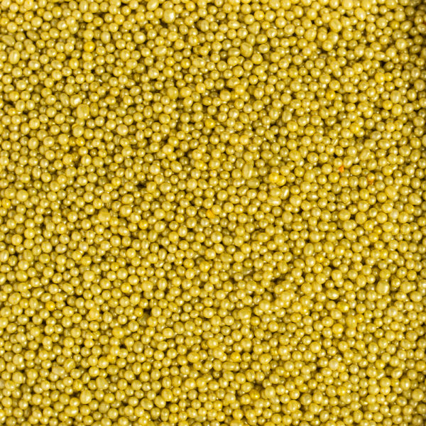 Decora Gold Metallic Pearls 2mm