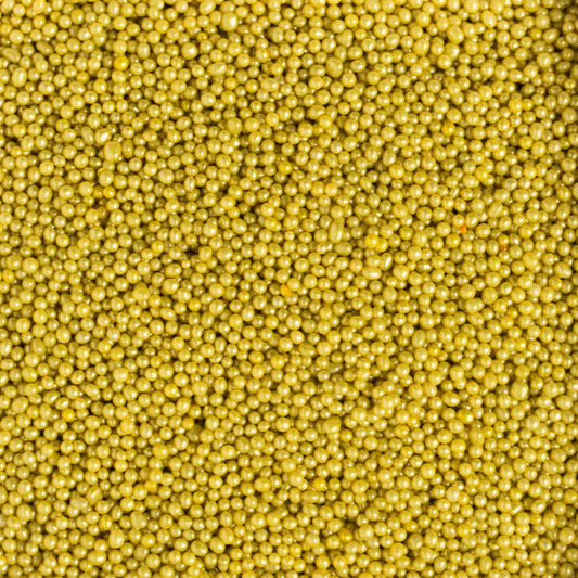 Decora Gold Metallic Pearls 2mm