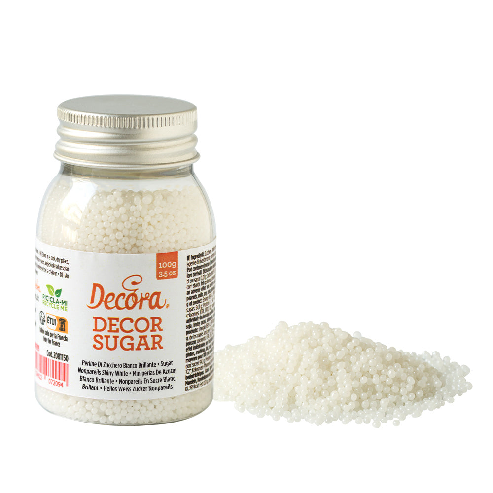 Decora Nonpareil White Pearls 2mm