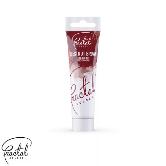 Fractal Full-Fill Gel Food Coloring 30g - Chestnut Brown