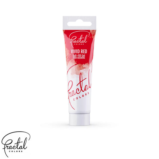 Fractal Full-Fill Gel Food Coloring 30g - Vivid Red