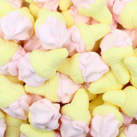 Marshmallow Ice Cream Cones