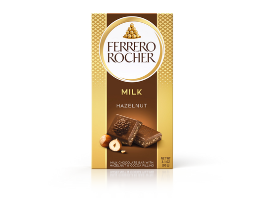 Ferrero Rocher Milk Hazelnut Bar 90g