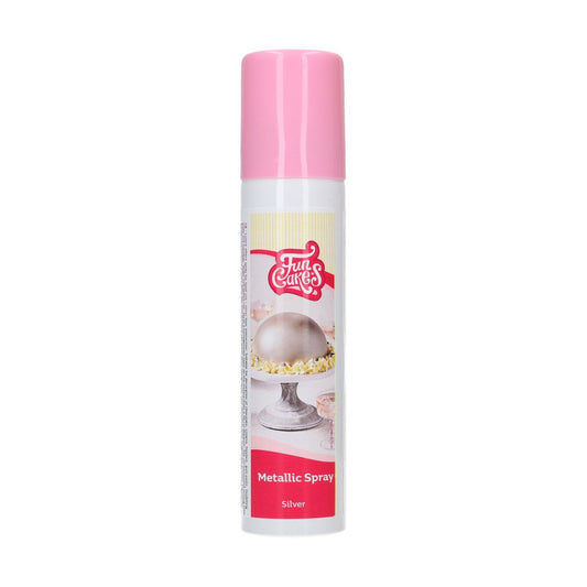 FunCakes Metallic Spray Silver