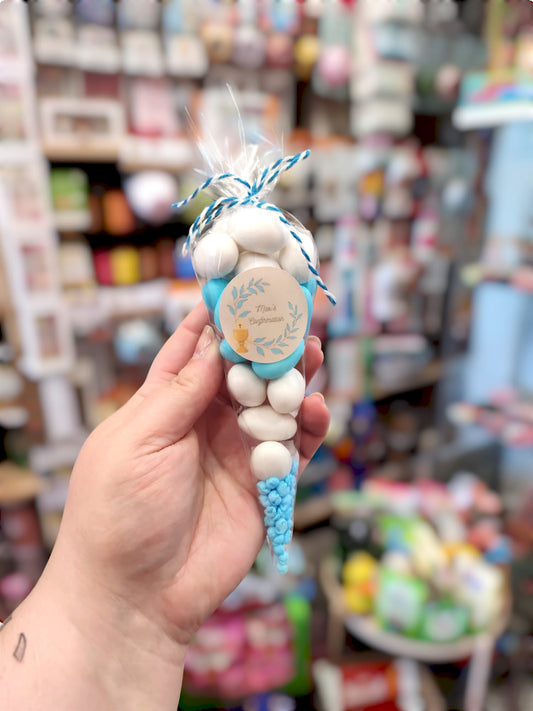 Blue Perlini Candy Cone