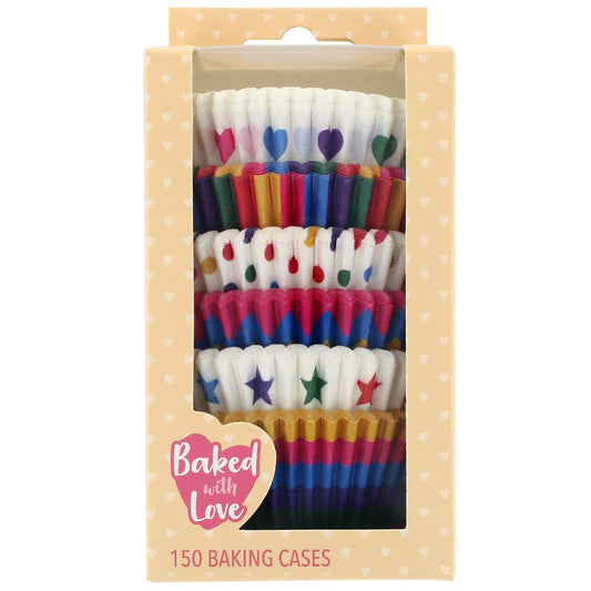 Baked with Love Baking Cases Rainbow x150