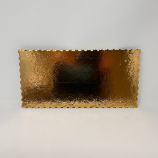Christmas Log Gold 150mm x 300mm